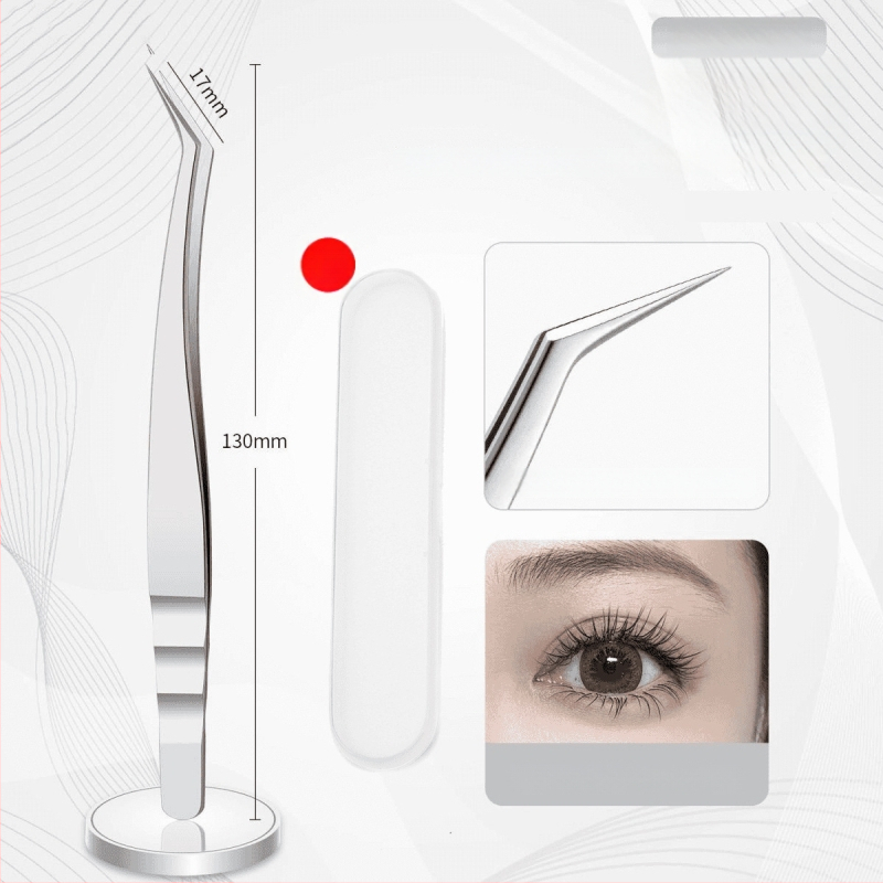 Graftuojančios blakstienų pincetės, nerūdijantis plienas, anti statinės