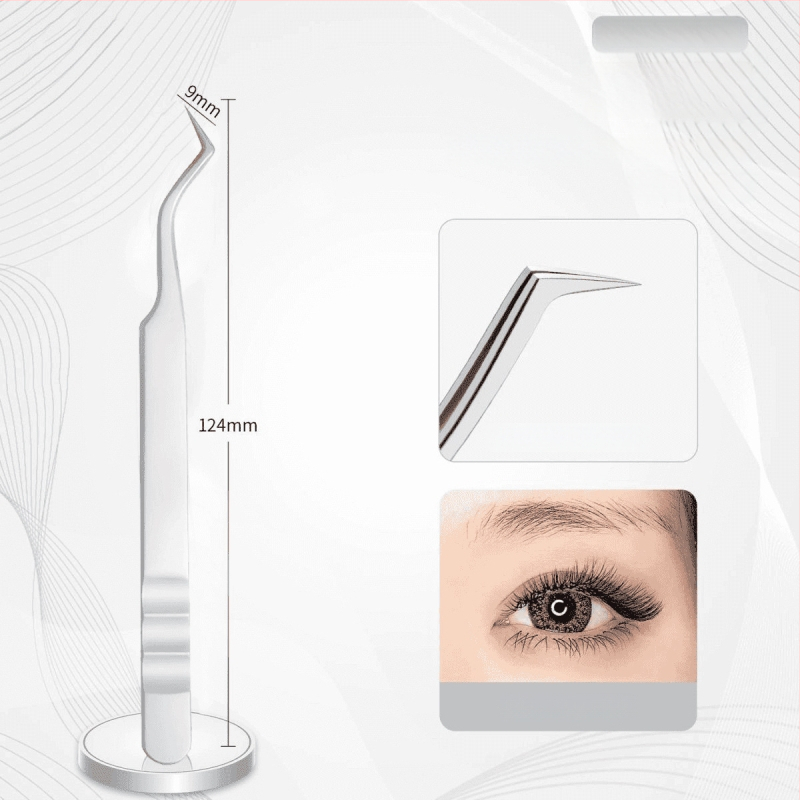 Graftuojančios blakstienų pincetės, nerūdijantis plienas, anti statinės