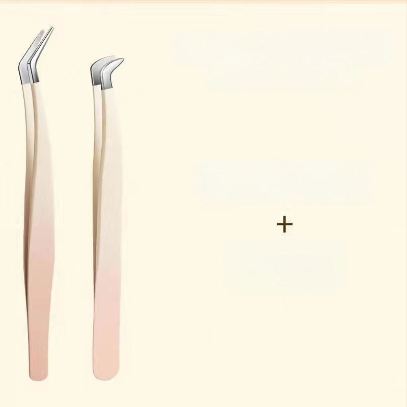 Blakstienų žnyplutės ir įrankių rinkinys blakstienų priauginimui, aukšta tikslumas, nerūdijantis plienas, Six Six Beauty