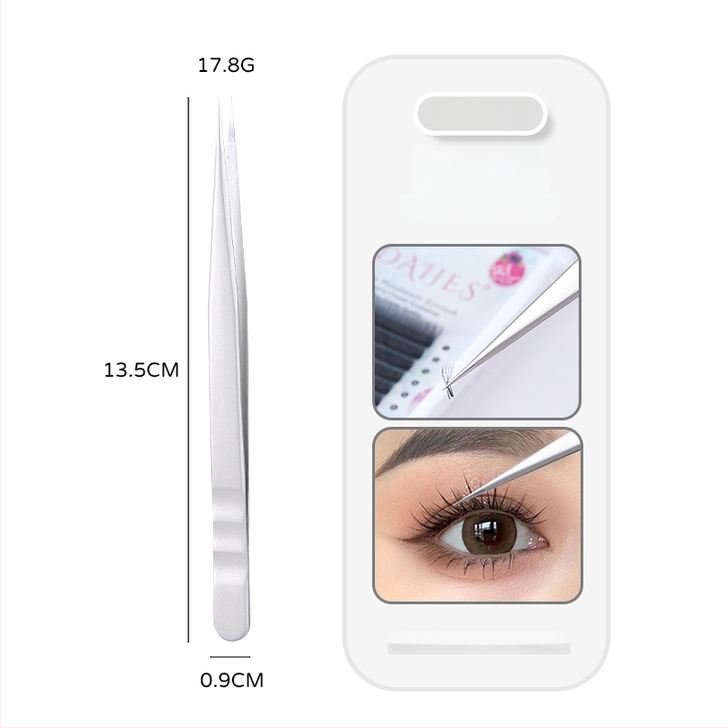 Profesionalios blakstienų pincetės su Feniks dizainu, tikslus tikslumas, nerūdijantis plienas