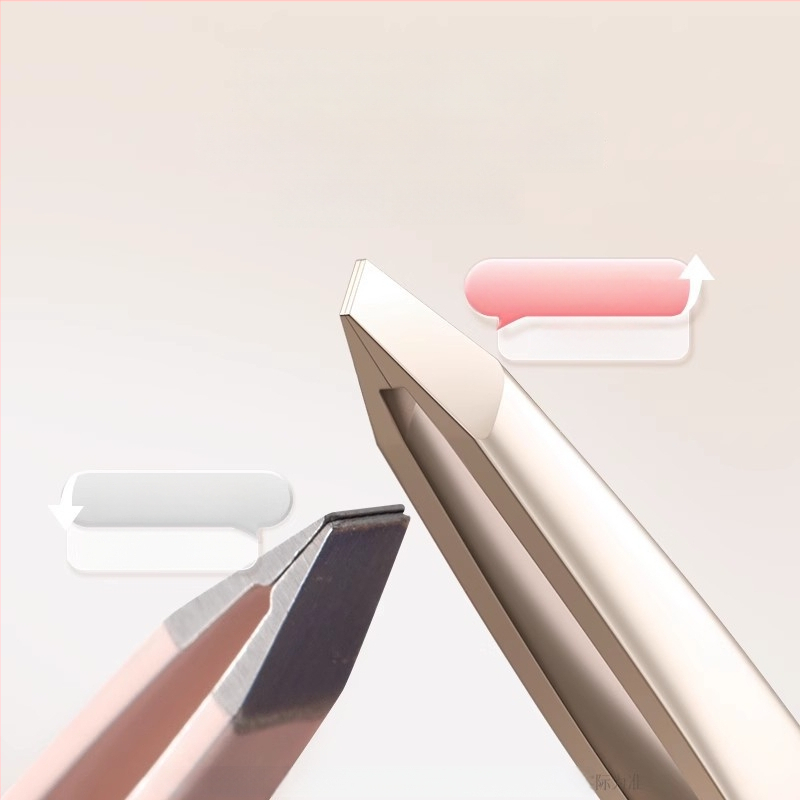 Niliya Augstas precizitātes uzacu pincetes — instrumentu komplekts uzacēm, skropstām un smalkiem matiņiem