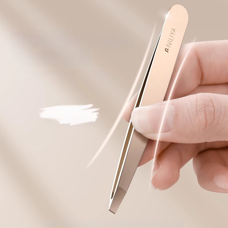 Niliya Augstas precizitātes uzacu pincetes — instrumentu komplekts uzacēm, skropstām un smalkiem matiņiem