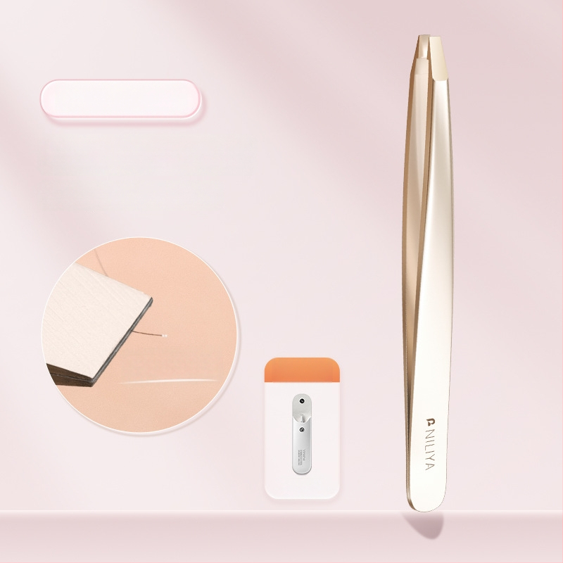 Niliya Augstas precizitātes uzacu pincetes — instrumentu komplekts uzacēm, skropstām un smalkiem matiņiem