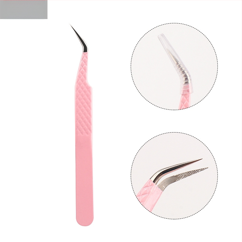 Blakstienų persodinimo pincetai su nerūdijančio pluošto galvute, aukšta precizija