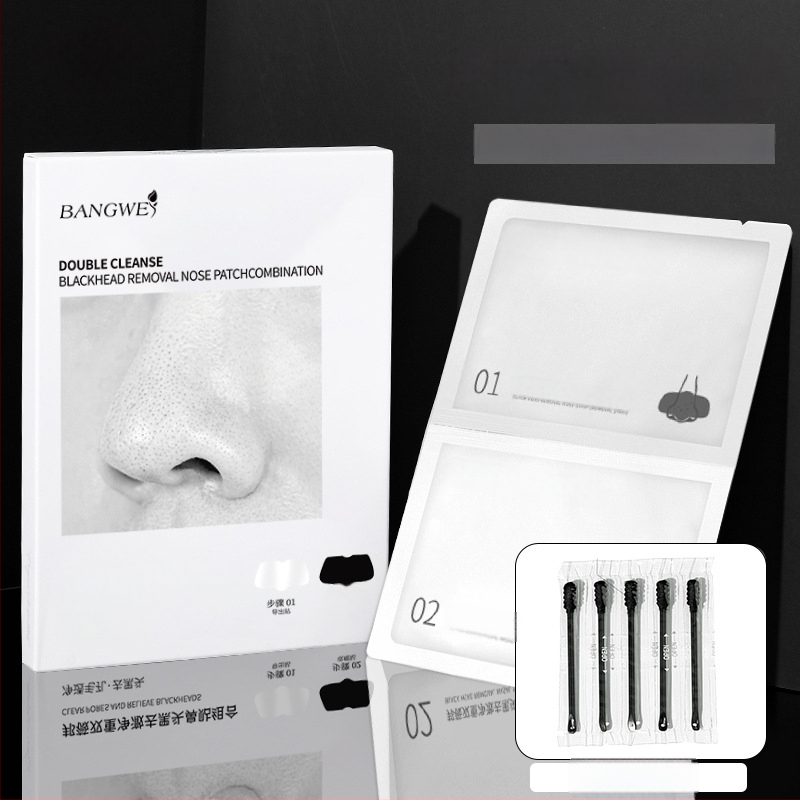 Bang Wei nosies pleistras T-zonai — gilus valymas, juodųjų dėmių šalinimas ir porų susiaurėjimas.