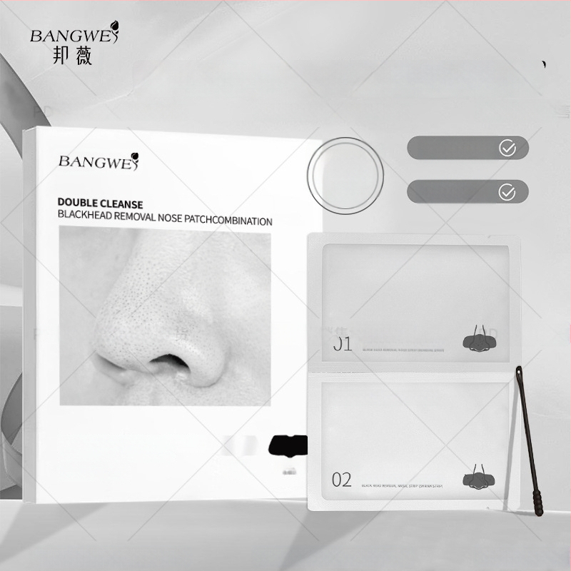 Bang Wei nosies pleistras T-zonai — gilus valymas, juodųjų dėmių šalinimas ir porų susiaurėjimas.