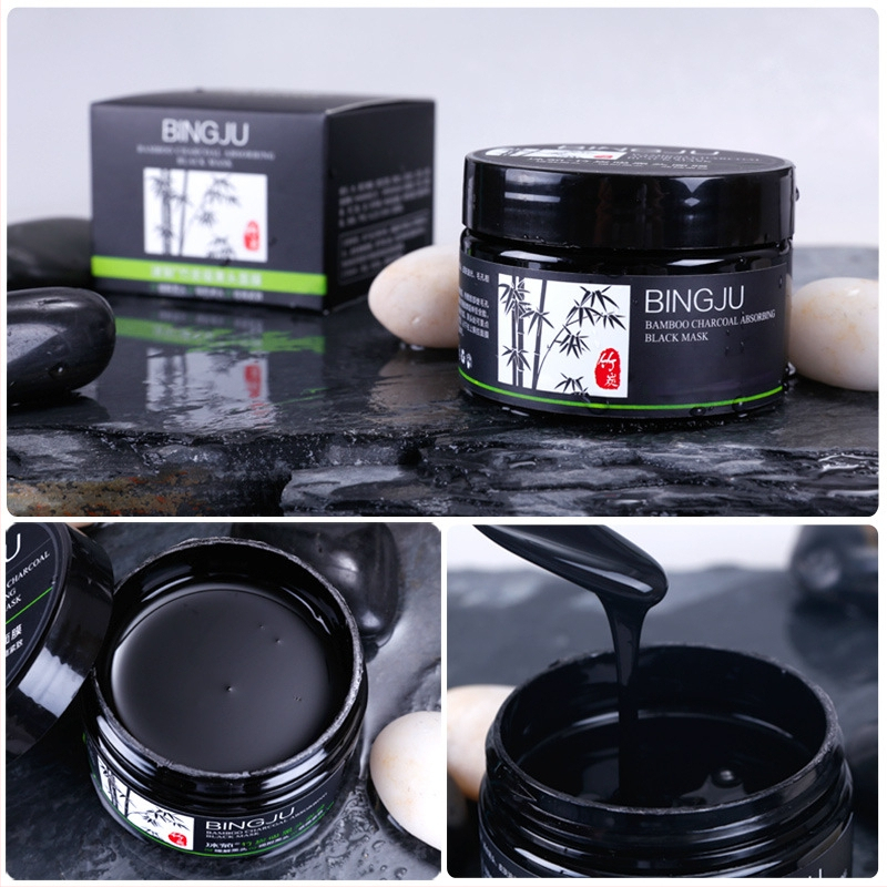 Bambuse süsiniku mask porade puhastamiseks, mustpeade eemaldamiseks, sobib kõigile nahatüüpidele, T-zona hooldus