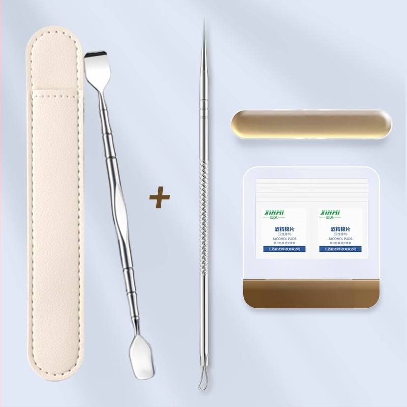 Niliya nerūdijančio plieno rankinis juodųjų inkštirų šalinimo įrankis nosies porų valymui ir plaukų folikulų priežiūrai