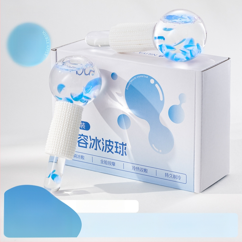 Nilya Grožio prietaisas: Ice Wave Ball ir Beauty Ice Hammer – rankinis masažo įrenginys akims ir veidui su neigiamaisiais jonais, be elektros, kilmė Guangzhou, galiojimo laikas 3 metai