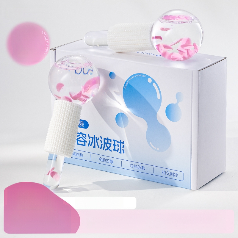 Nilya Grožio prietaisas: Ice Wave Ball ir Beauty Ice Hammer – rankinis masažo įrenginys akims ir veidui su neigiamaisiais jonais, be elektros, kilmė Guangzhou, galiojimo laikas 3 metai