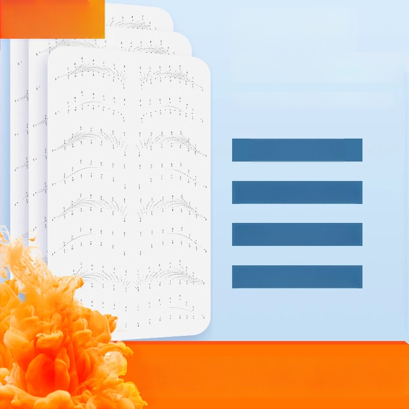 Praktinė oda antakių tatuiravimui, minkšta silikono tekstūra, pradedantiesiems. Importas: Ne; Tinka universaliam naudojimui.