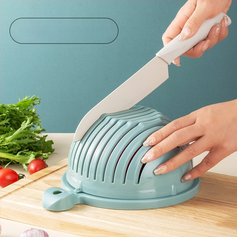 Daugiafunkcinis daržovių pjaustytuvas su pjaustymo dubeniu | Medžiaga: PP | Individualizuotas apdorojimas | Logotipo spauda