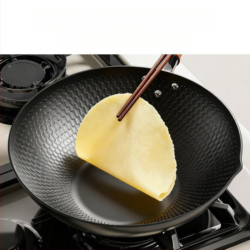 Ketaus wokas su nelipniu paviršiumi, su vienu dugnu, suderinamas su visomis viryklėmis