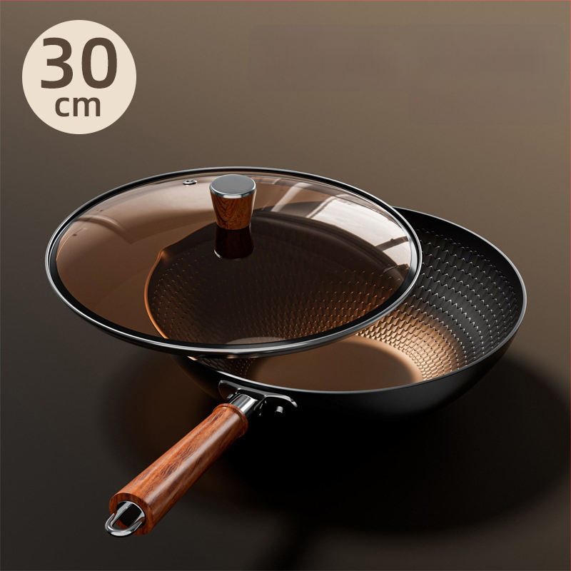 Ketaus wokas su nelipniu paviršiumi, su vienu dugnu, suderinamas su visomis viryklėmis