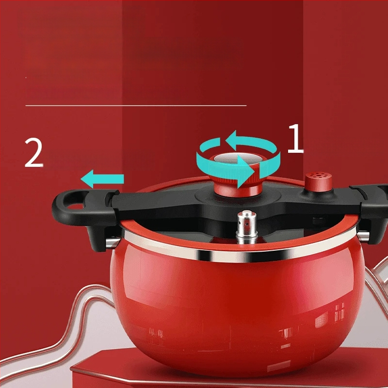 Emalijuotas geležies sriubų puodas su dvigubais rankenėlėmis, talpa 5 L ar daugiau, stiklinis dangtis, suderinamas su dujinėmis ir indukcinėmis plokštėmis