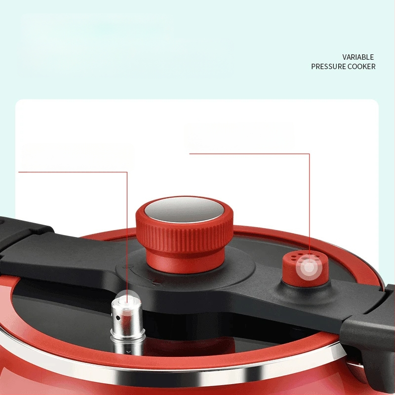 Emalijuotas geležies sriubų puodas su dvigubais rankenėlėmis, talpa 5 L ar daugiau, stiklinis dangtis, suderinamas su dujinėmis ir indukcinėmis plokštėmis