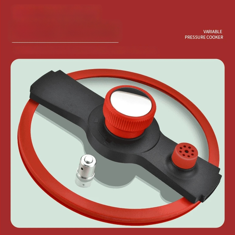 Emalijuotas geležies sriubų puodas su dvigubais rankenėlėmis, talpa 5 L ar daugiau, stiklinis dangtis, suderinamas su dujinėmis ir indukcinėmis plokštėmis