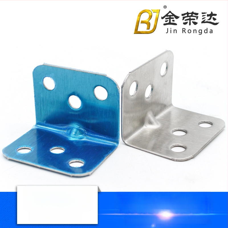 Nerūdijančio plieno 90° L formos kampinis laikiklis baldams – šlifuota paviršia, skirta lentynoms ir stalams