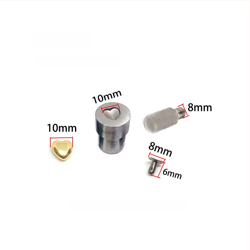 Südamekujuline pressvorm nahale – DIY, sobib jalatsitele, mütsidele, rihmadele, kottidele ja riietele