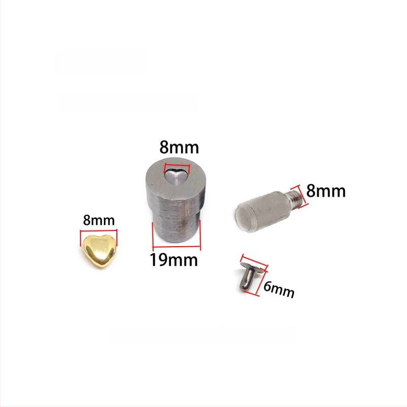 Südamekujuline pressvorm nahale – DIY, sobib jalatsitele, mütsidele, rihmadele, kottidele ja riietele