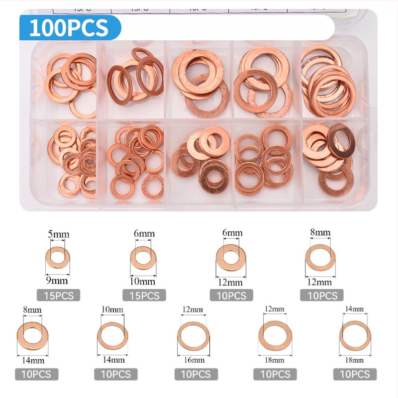 Plokščios varinės tarpinės jūros naudojimui – Medžiaga: varis; Pritaikymas: jūra; Standartas: 6-22