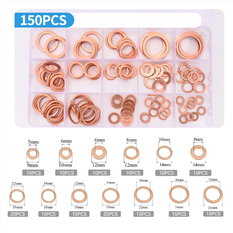 Plokščios varinės tarpinės jūros naudojimui – Medžiaga: varis; Pritaikymas: jūra; Standartas: 6-22