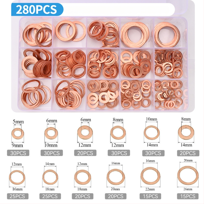 Plokščios varinės tarpinės jūros naudojimui – Medžiaga: varis; Pritaikymas: jūra; Standartas: 6-22