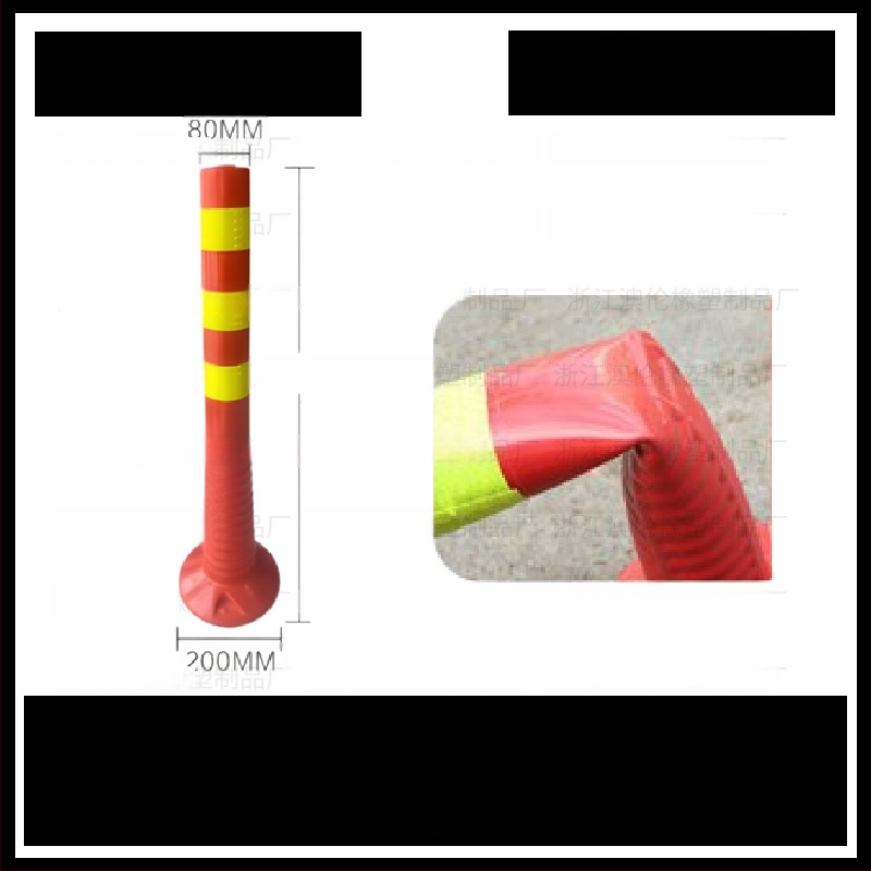 Hoiatustulp, PU elastne, isolatsioonipost, piirdelemendi lisavarustus, bränd Aolun