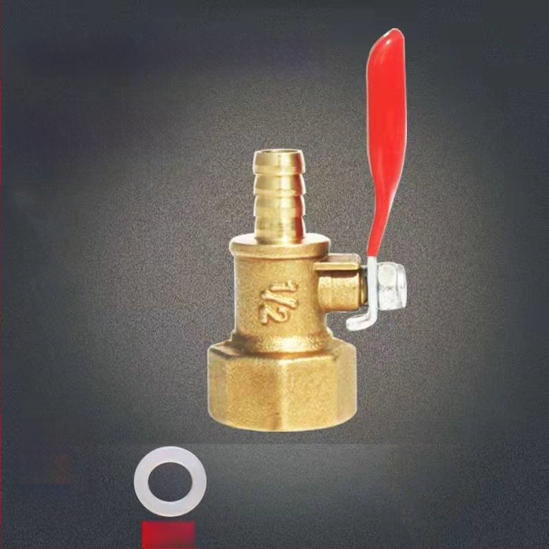 Vandens valymo įrenginio ištuštinimo vožtuvas, integruotas vario ir nerūdijančio plieno kubinis vožtuvas su srieginiu jungtimi, vieno sujungimo dizainas, atmosferinis slėgis, pritaikomas apdorojimas