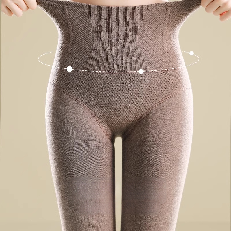 Ilgos fliso vidpadinės viskozės pėdkelnės moterims, rudens–žiemos, japoniško stiliaus, 18–40 metų