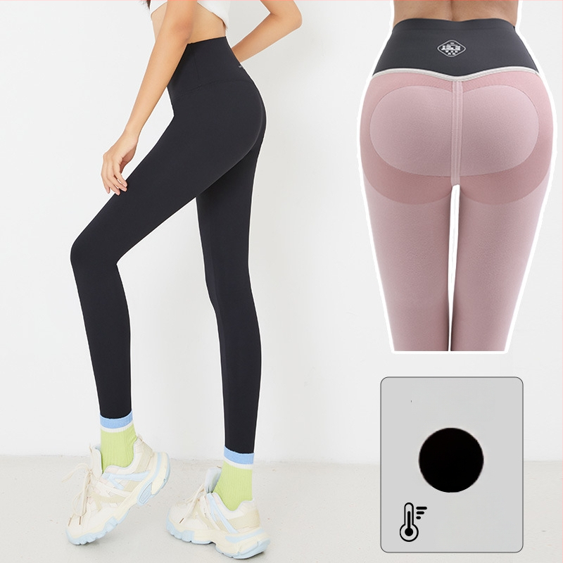 Žuvies formos leginsai su fliso pamušalu, nailono-spandekso mišinio, ilgis 9/10, Barbie raštas, sėdmenų pakėlimas