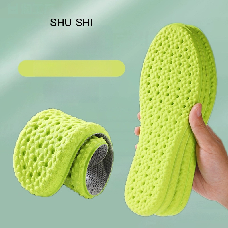 Uložak za obuće s Artemisia vulgaris za sportske tenisice, unisex, cijeli ulošak, prozračan, upija znoj, PU, veličine 37–44