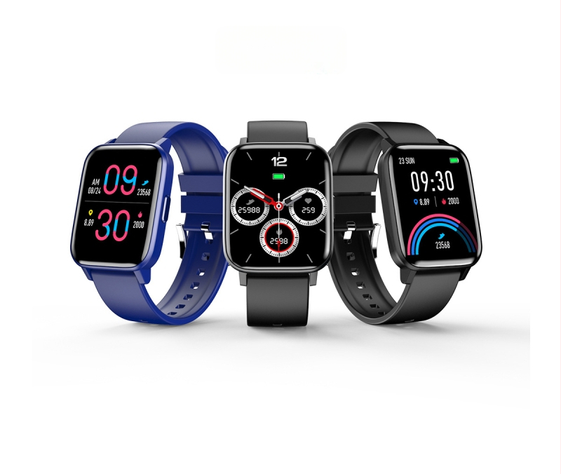 GW24 sportinis išmanusis laikrodis su širdies ritmo, kraujospūdžio ir kraujo deguonies monitoravimu; IP67 atsparus vandeniui; miego stebėjimas; išmanieji pranešimai