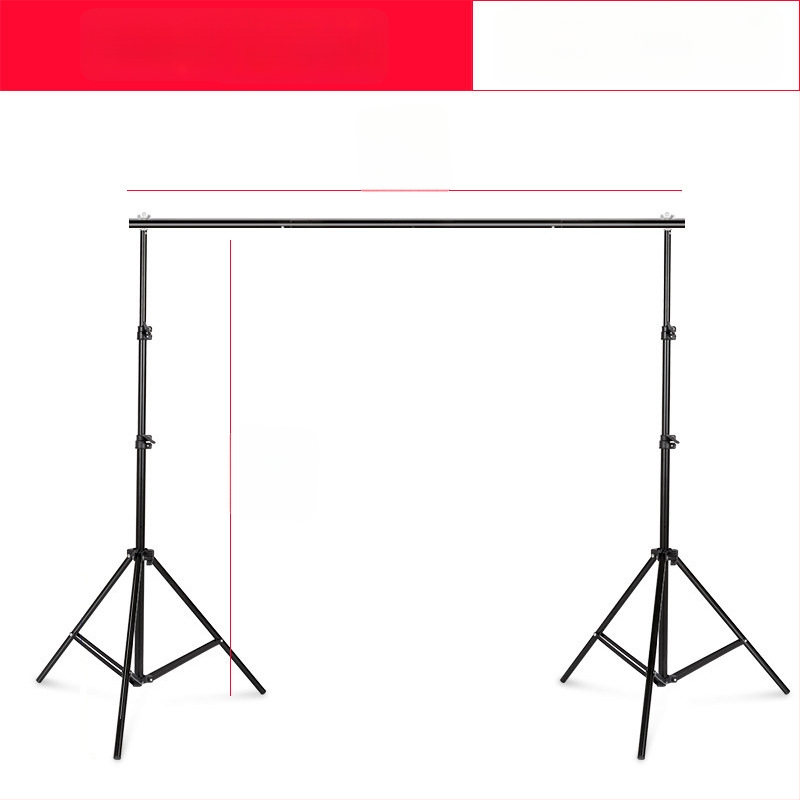 Medole MD88 fono laikiklis su geležies vamzdžio rėmu fotografijai ir vaizdo įrašams; tinkamas drabužių fotografavimui; komplekte fono rėmas ir saugojimo krepšys