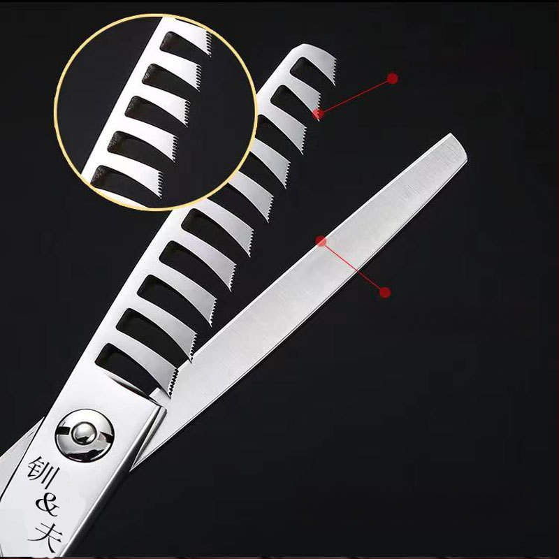 Jifu juukseharvendajad kääridega, 50% harvendus, 10 hambad, kaal 0,1 kg