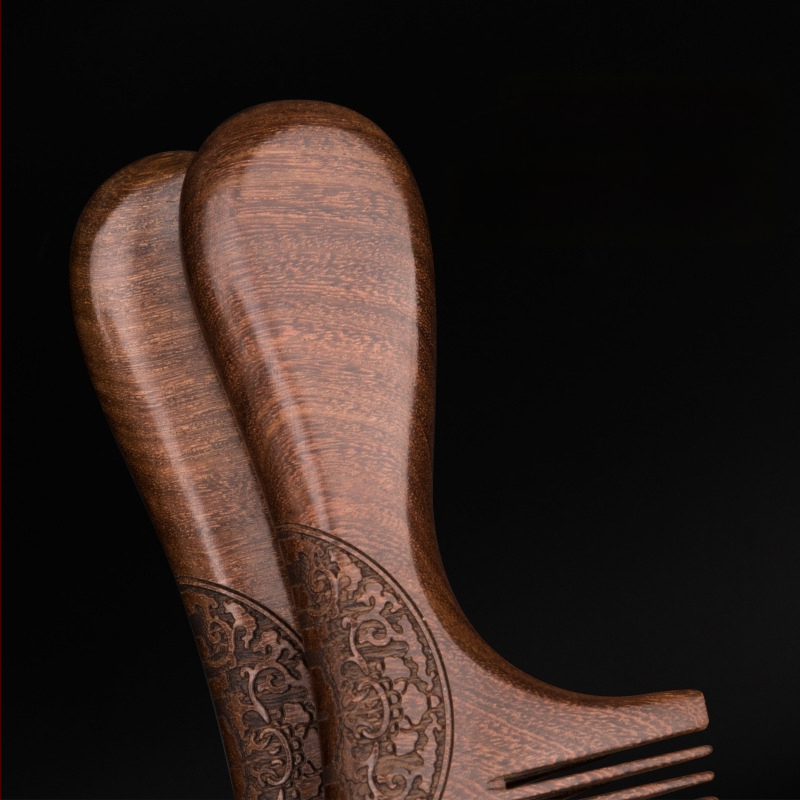 Palace Carpenter medinė šukos iš sandalmedžio ir rožmedžio – anti statinė, plaukų priežiūros įrankis, tinkama kaip gimtadienio dovana vyresniems ir verslo dovanoms