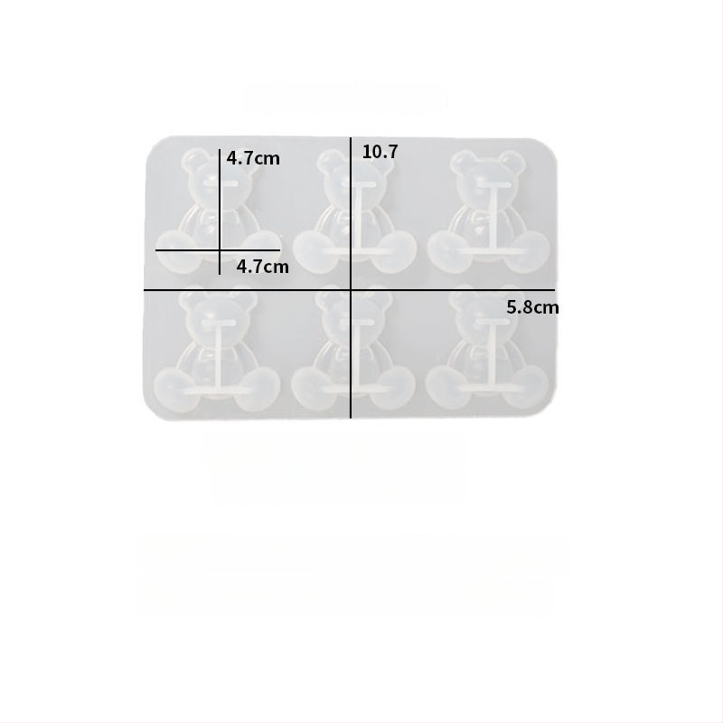 Lokio formos silikoninė forma saldumynams ir desertams – netaisyklinga forma, silikono medžiaga, forma