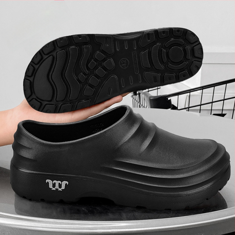 TAJI Vyriski virtuvės darbiniai batai – Neslidūs, atsparūs vandeniui ir aliejui; viršus EVA, padas EVA, Injection technologija