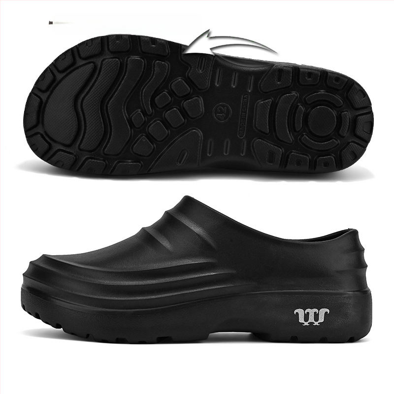 TAJI Vyriski virtuvės darbiniai batai – Neslidūs, atsparūs vandeniui ir aliejui; viršus EVA, padas EVA, Injection technologija