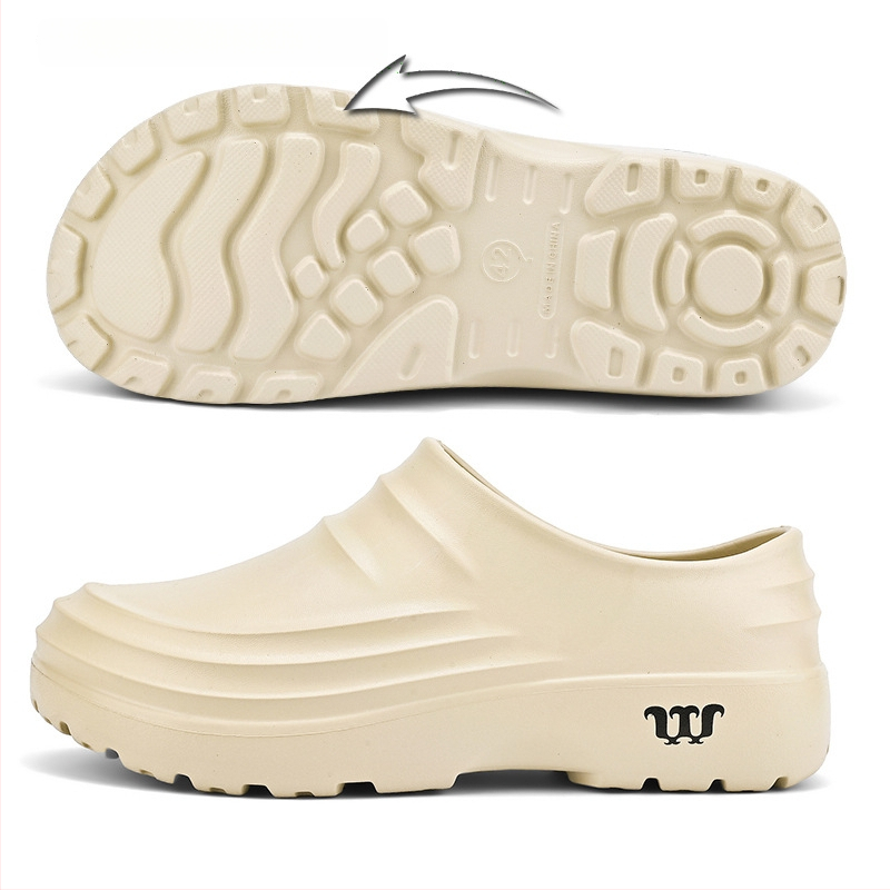 TAJI Vyriski virtuvės darbiniai batai – Neslidūs, atsparūs vandeniui ir aliejui; viršus EVA, padas EVA, Injection technologija