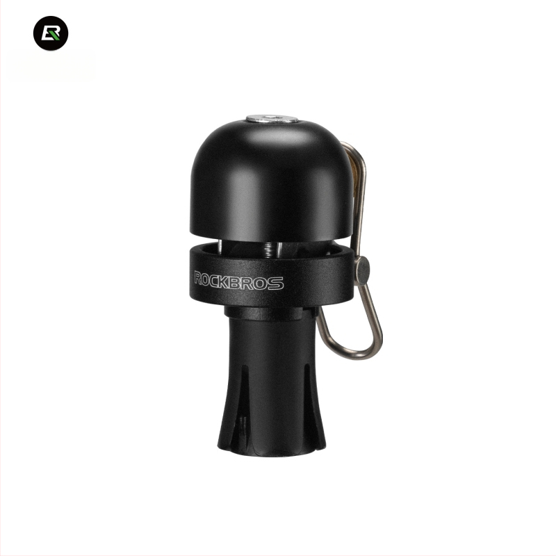 Maanteejalgratta juhtraua helin koos kõverdatud pistikuga, ROCKBROS, vasksegust kate + alumiiniumpõhi + plastik pistik, unisex