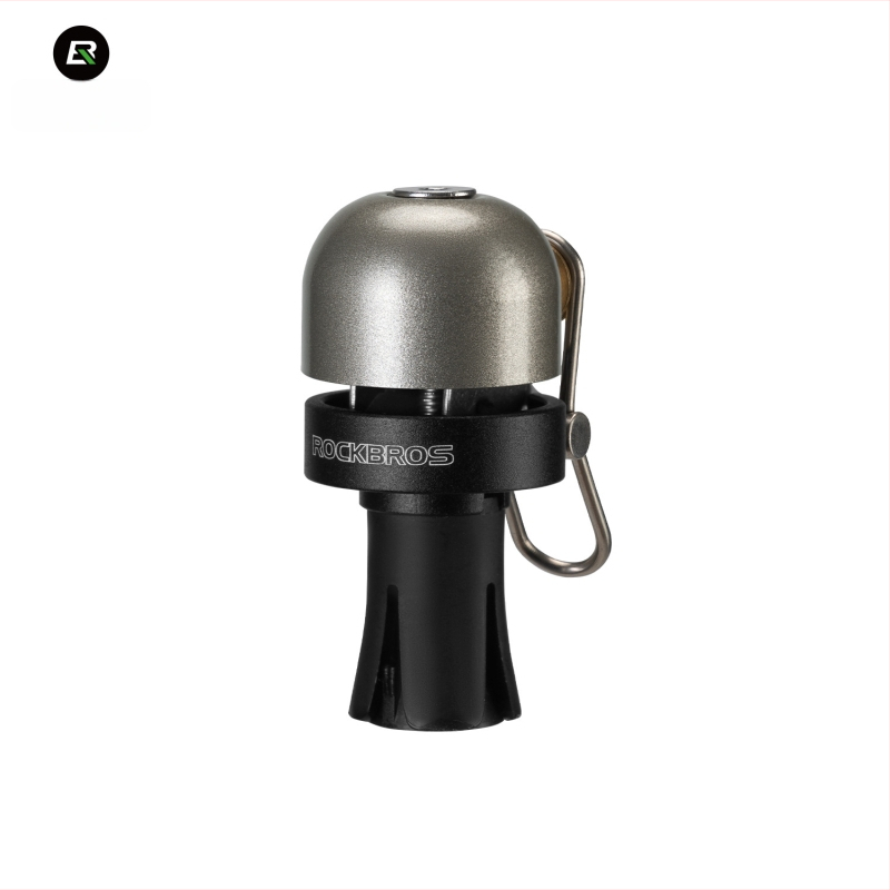 Maanteejalgratta juhtraua helin koos kõverdatud pistikuga, ROCKBROS, vasksegust kate + alumiiniumpõhi + plastik pistik, unisex