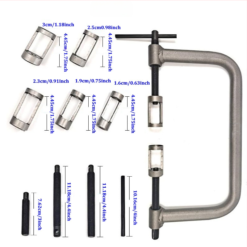 Vožtuvų spyruoklių išėmimo ir montavimo replės, be išardymo, auto remonto įrankių rinkinys, anglies plienas