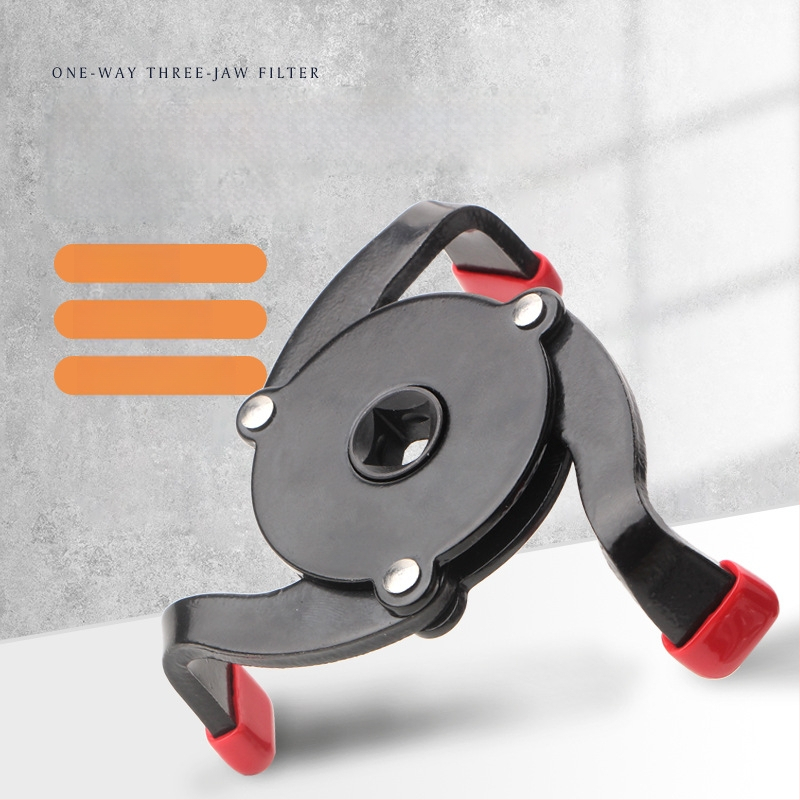 Vienos krypties trijų žandikaulių alyvos filtro raktas, 60–95 mm, 45# plienas, Tianhu