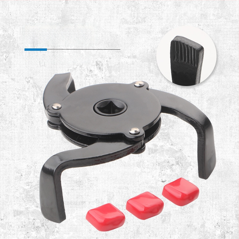 Vienos krypties trijų žandikaulių alyvos filtro raktas, 60–95 mm, 45# plienas, Tianhu