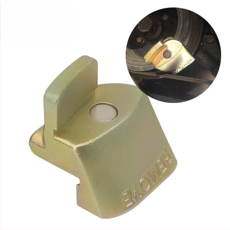 Automobilio laiko juostos montavimo ir demontavimo įrankis su elastiniu priedu