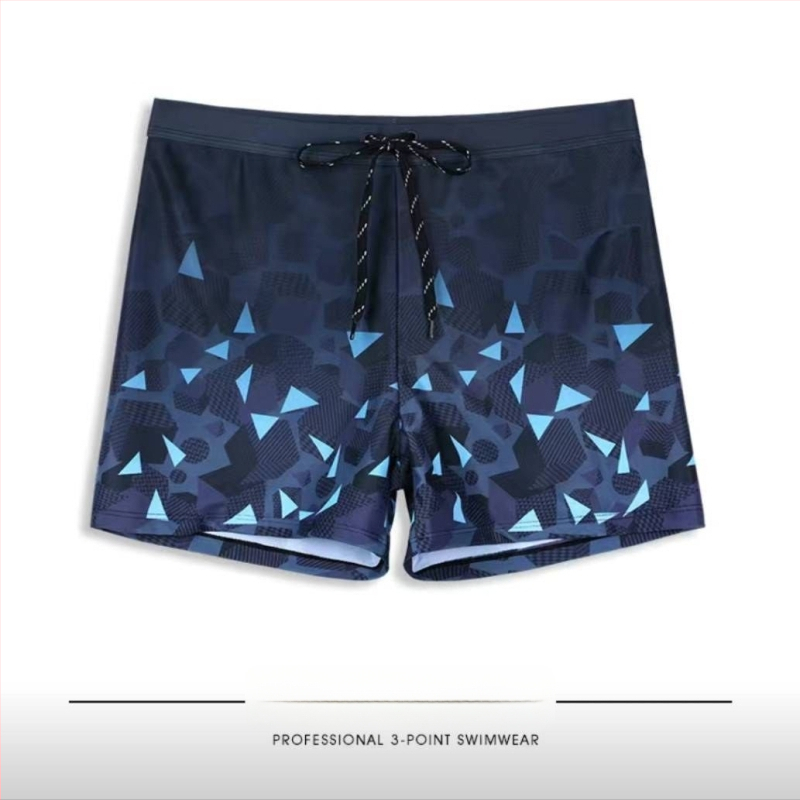 Vyriski plaukimo šortai su trečdalių ilgiu - chloru turinčios pluošto medžiagos, stilius briefs, tinkami kitiems kamuolių sportams