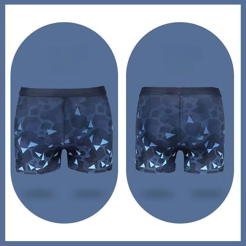 Vyriski plaukimo šortai su trečdalių ilgiu - chloru turinčios pluošto medžiagos, stilius briefs, tinkami kitiems kamuolių sportams