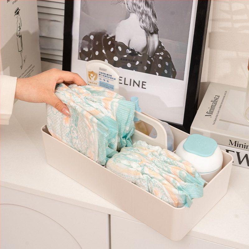 Kūdikių vystyklų laikymo dėžutė - PET plastikas, stalinis organizatorius, Original good 38011446, svetainė, šiuolaikinis minimalistinis stilius