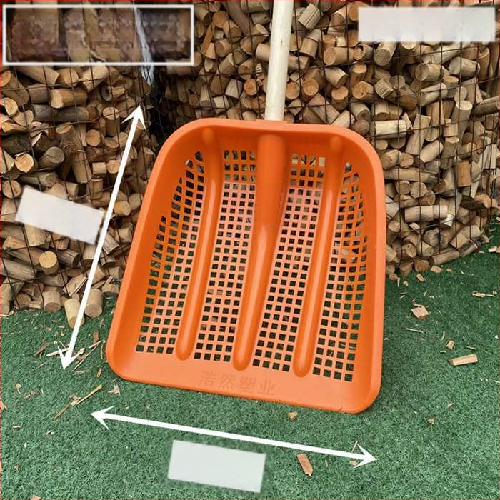 Plastikinė žemės filtravimo šakutė su sustiprintu ertminiu korpusu ir įmontuotu sietu, skirta riešutams ir kukurūzams (Kilmė: Kita; Prekė: Kita; Taikymo sritis: Kita)